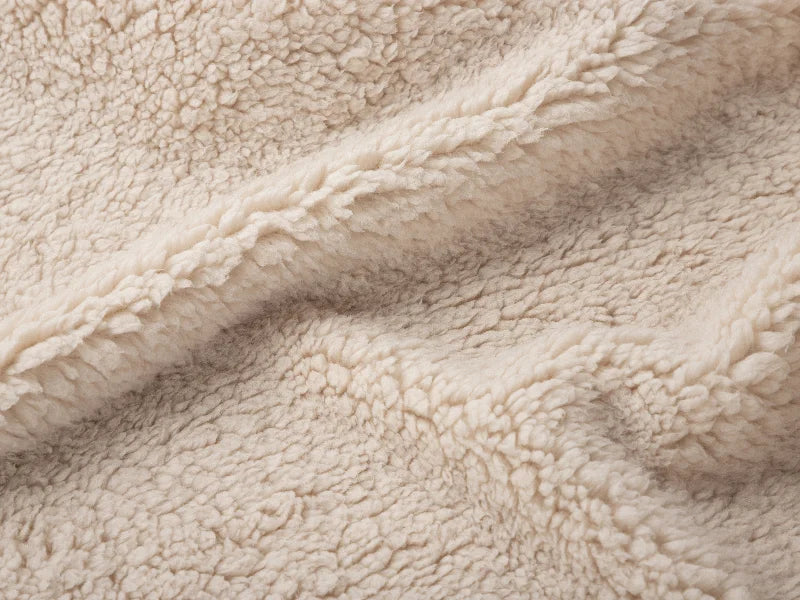 Sherpa Lined Sublimation Minky Blanket(Khaki/White, 76*101cm/30inchx 40inch)