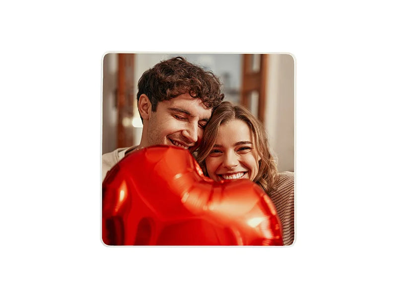 Sublimation Music Album Fridge Magnet (10*10*1cm,White)