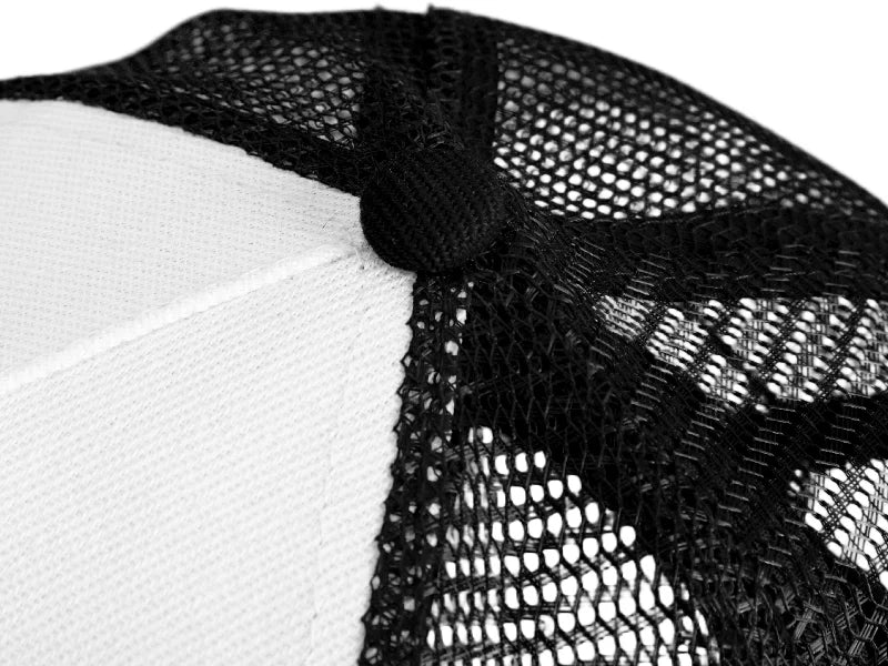 Sublimation Polyester Mesh Trucker Cap Hat (Black)