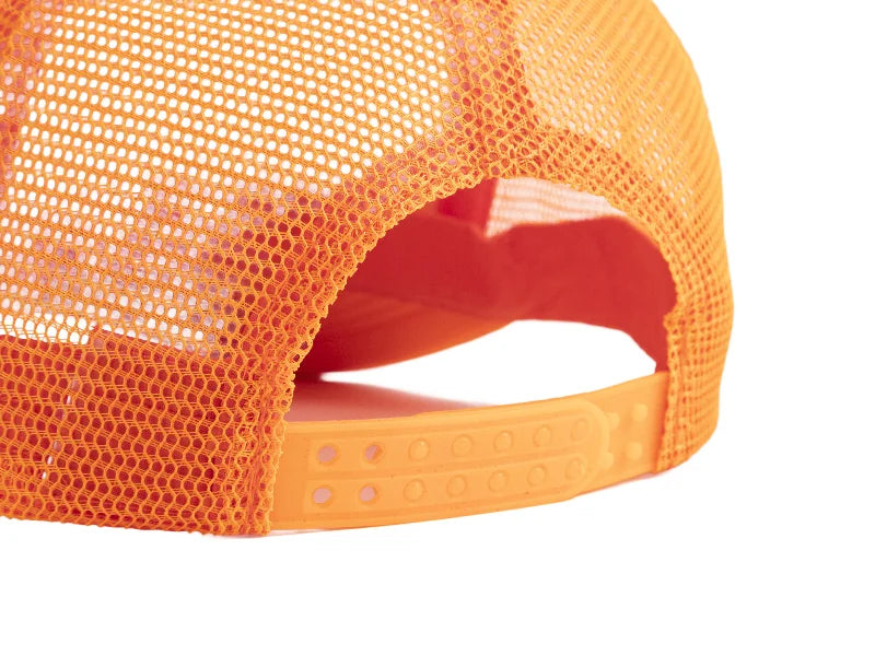 Sublimation Full Orange Mesh Adult Cap