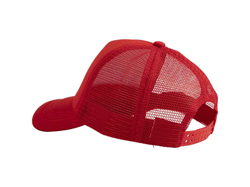 Sublimation Full Red Mesh Adult Cap