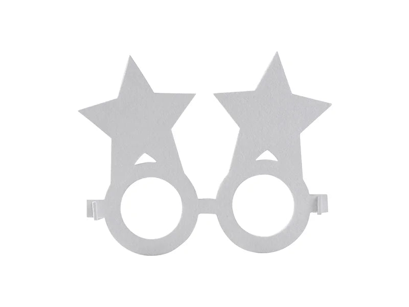 Sublimation Blank Felt Glasses (Star)