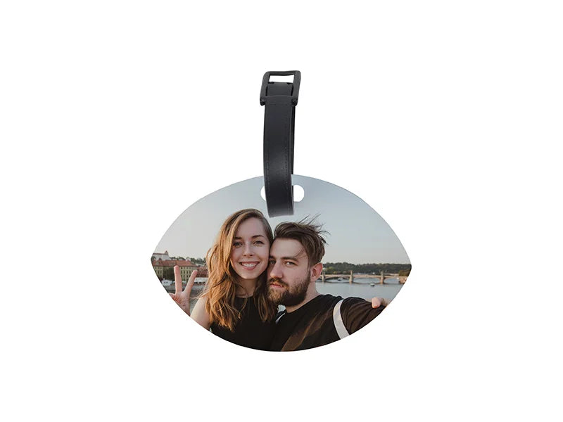Sublimation Plastic Luggage Tag (7*10cm, Oval)