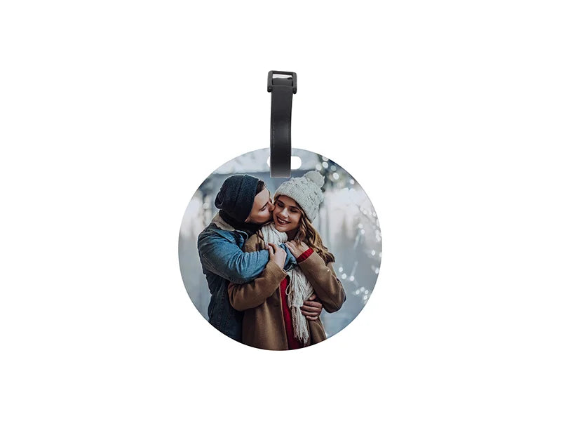 Sublimation Plastic Luggage Tag (φ10cm, Round)