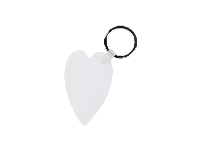 Sublimation Plastic Keyring (Heart, 4*6.3cm)