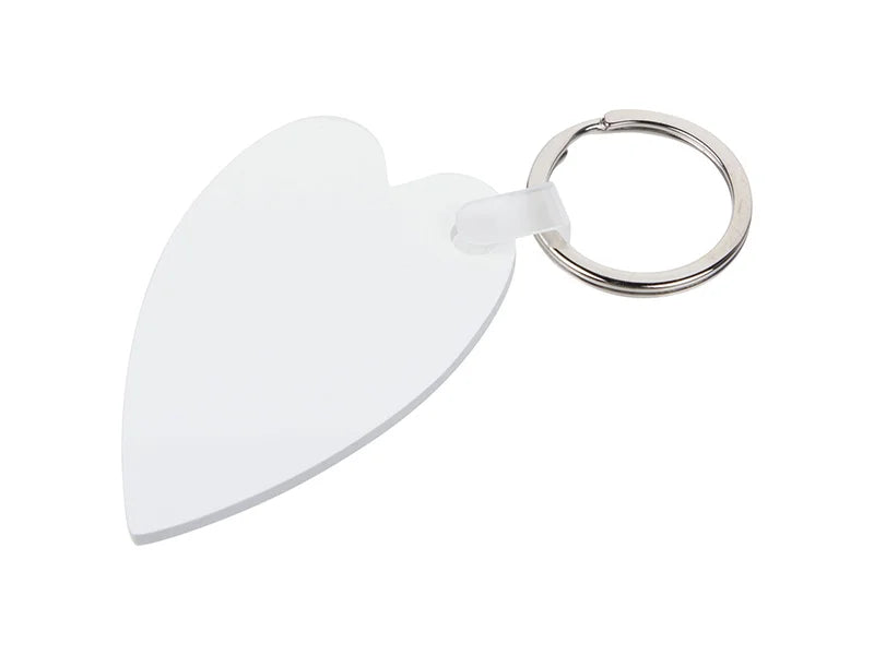 Sublimation Plastic Keyring (Heart, 4*6.3cm)