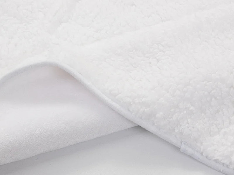 Arctic Fleece Lined Sublimation Blanks Microfiber Pet Blanket (76*101cm/29.9inchx39.76inch)