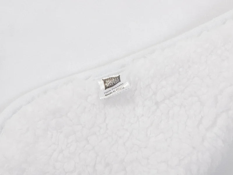 Arctic Fleece Lined Sublimation Blanks Microfiber Pet Blanket (76*101cm/29.9inchx39.76inch)