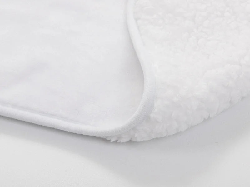 Arctic Fleece Lined Sublimation Blanks Microfiber Pet Blanket (76*101cm/29.9inchx39.76inch)