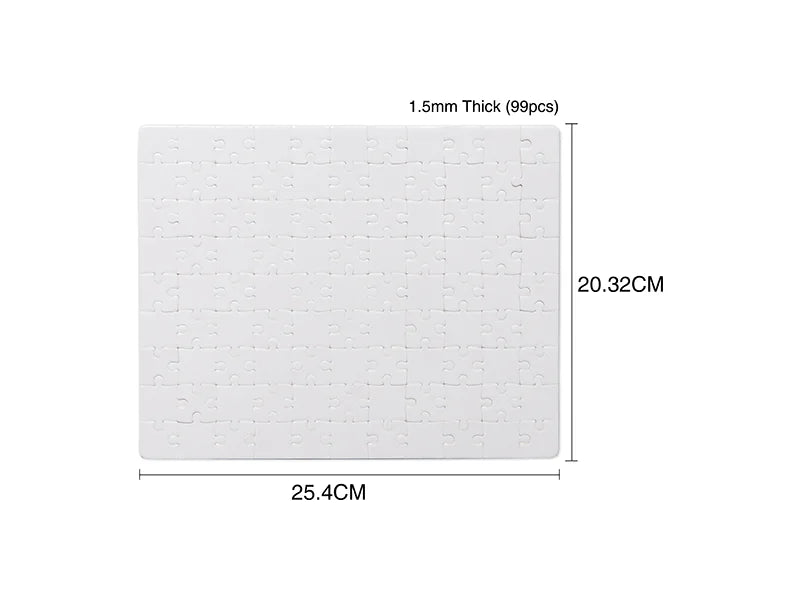 Sublimation Puzzle (8 x 10 inch, Glossy, 99pcs)