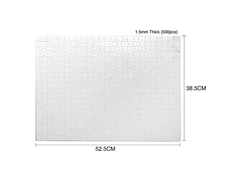 Sublimation Puzzle (15.2 x 20.6 inch, Glossy, 500pcs)