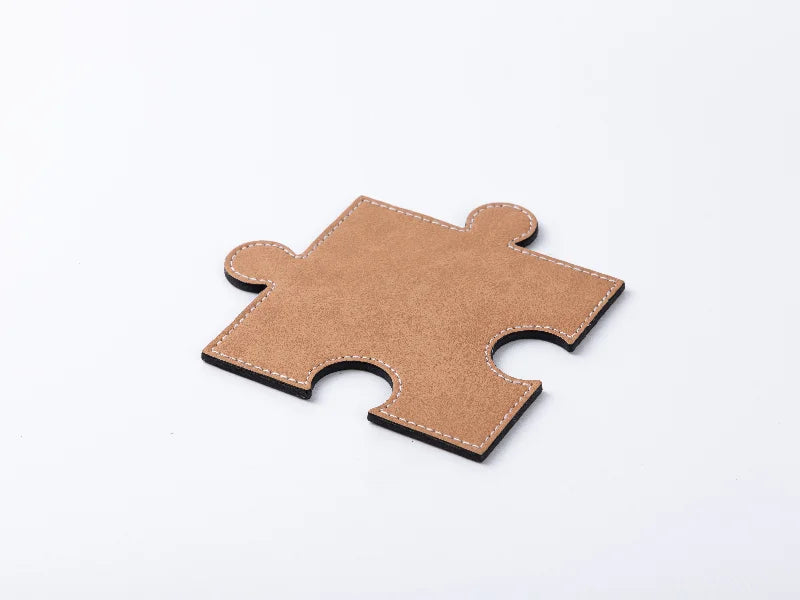PU Puzzle Coaster(Brown, 12*12cm)