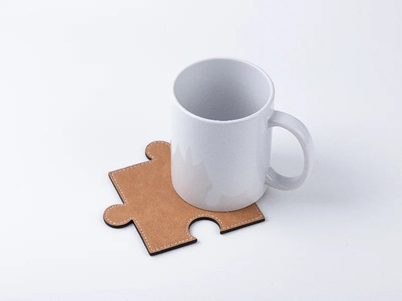 PU Puzzle Coaster(Brown, 12*12cm)
