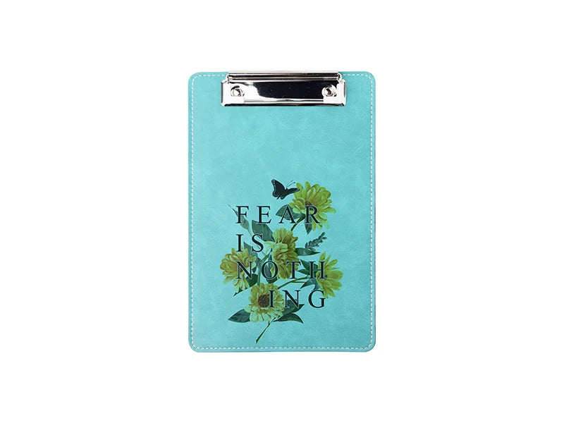 Sublimation PU Leather Clipboard with Metal Clip(Green, A5 size)