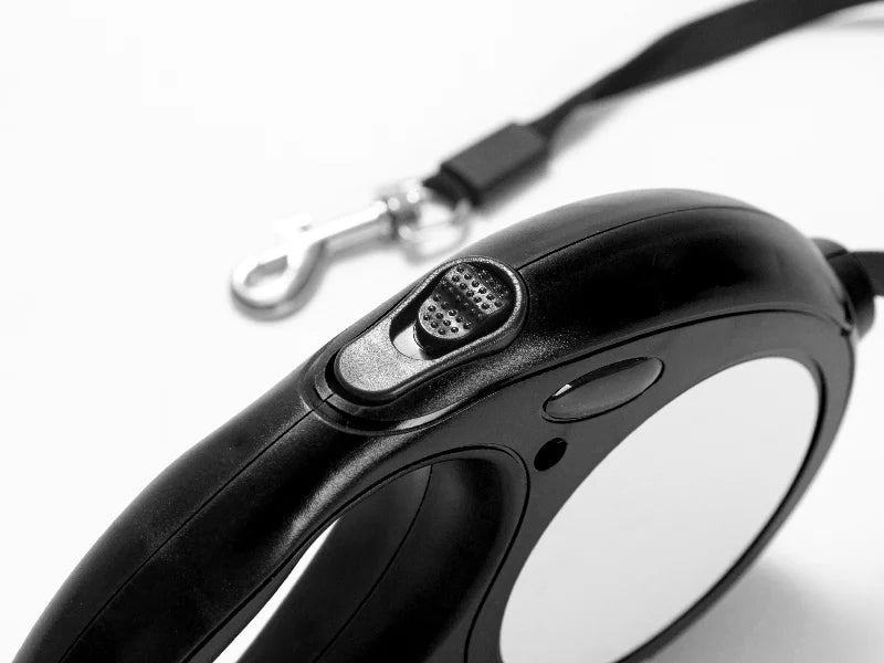 5m Black Pet Leash w/ Aluminum Insert