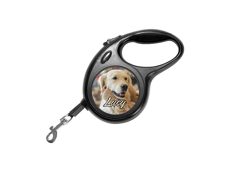 5m Black Pet Leash w/ Aluminum Insert