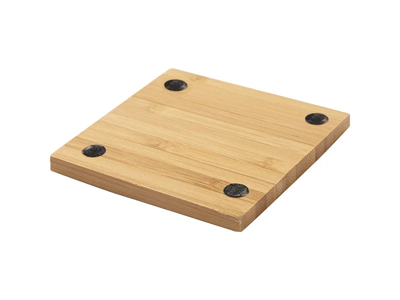 Sublimation Blanks Square Bamboo Coaster(9.7*9.7cm/3.7inch*3.7inch)