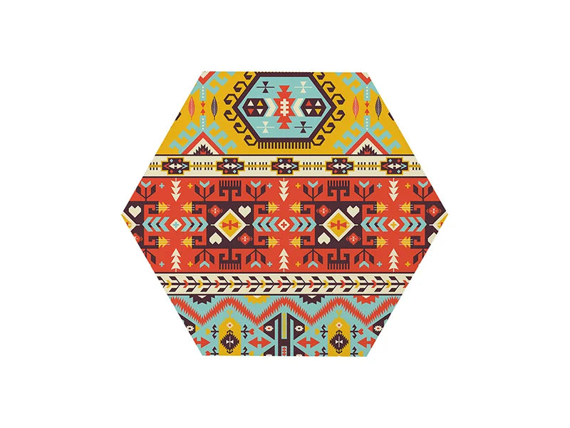 Sublimation Hexagon Coaster with Cork Back - 11cm