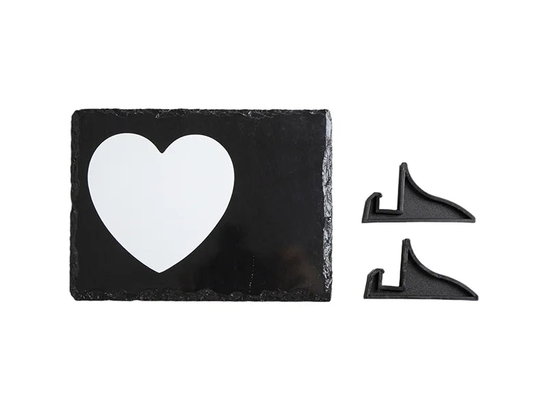 Slate with Sublimatable White Heart Patch (15*20cm/5.9inch*7.9inch)