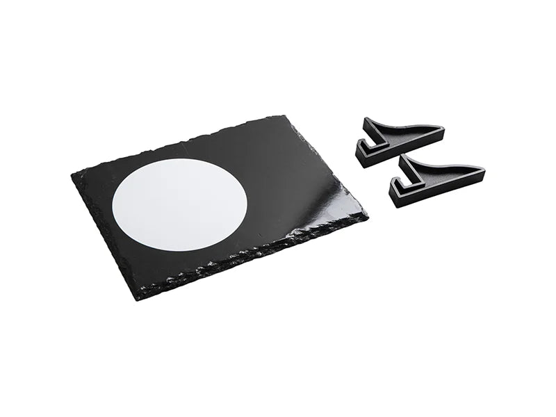 Slate with Sublimatable White Circle Patch (15*20cm/5.9inch*7.9inch)