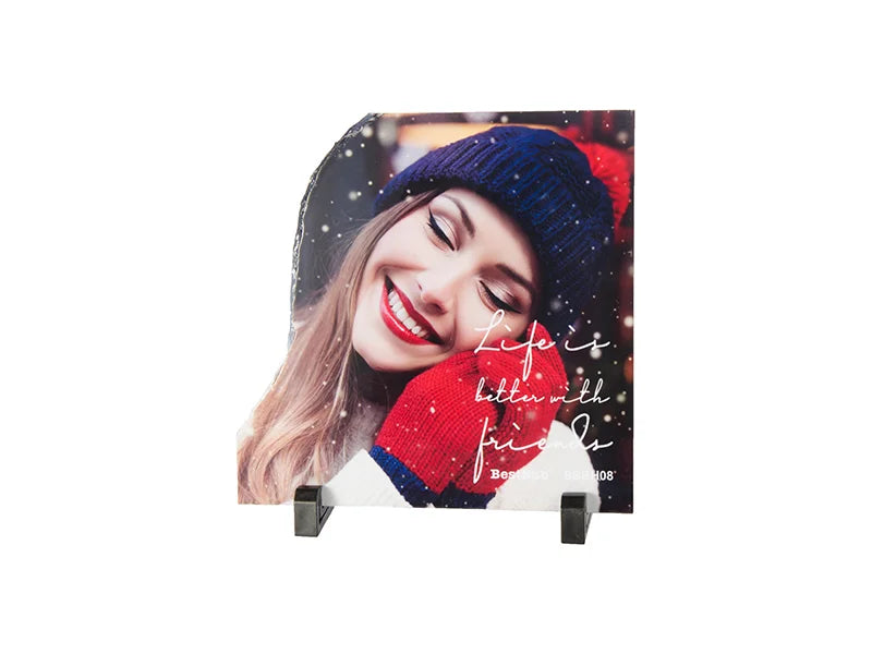 Sublimation Small Left Contour Shaped Stone(20*20cm)