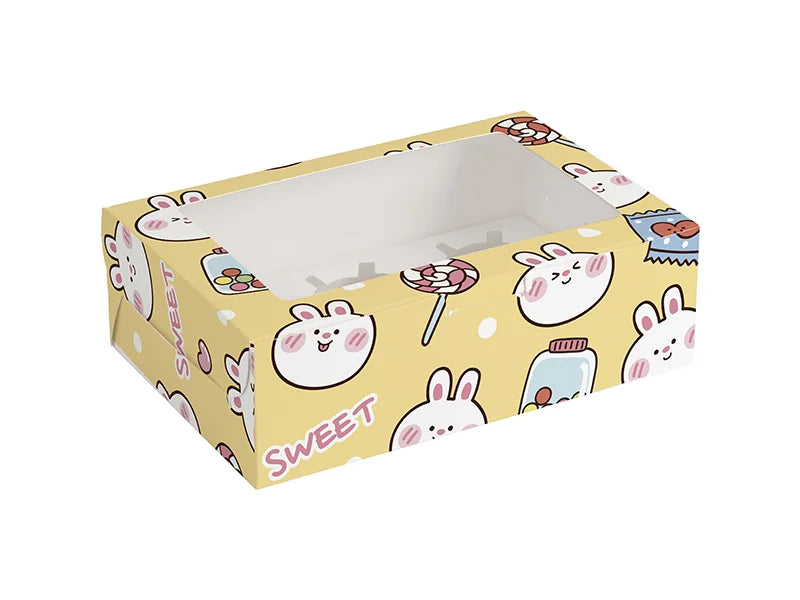 Sublimation Blanks Cake Box with Window (23.8*15.8*7.5cm)