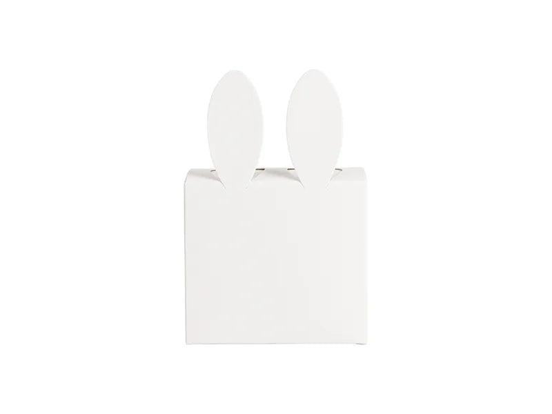 Sublimation Blanks Easter Bunny Ears Candy Box (9*9*13.6cm)