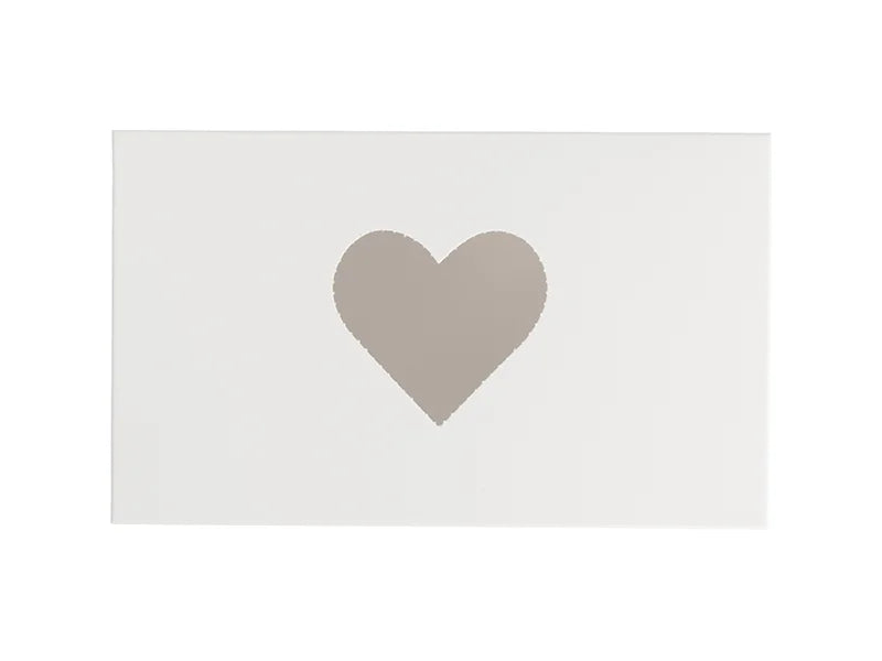 Sublimation Blanks Rectangular Tissue Box w/Big Heart Shaped Mouth (12*20*7cm)