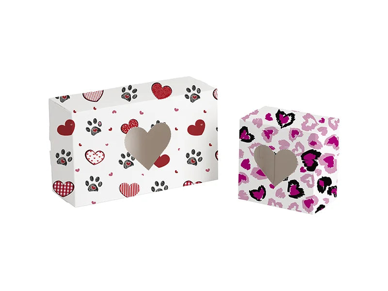 Sublimation Blanks Rectangular Tissue Box w/Big Heart Shaped Mouth (12*20*7cm)