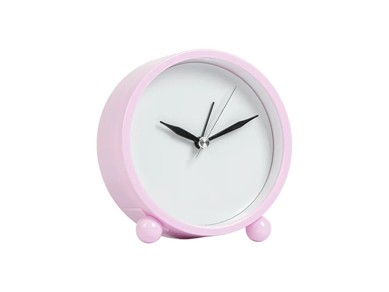 Sublimation Blank Alarm Clock w/ Sublimatable Alu Insert(10.5*10.7*4cm)