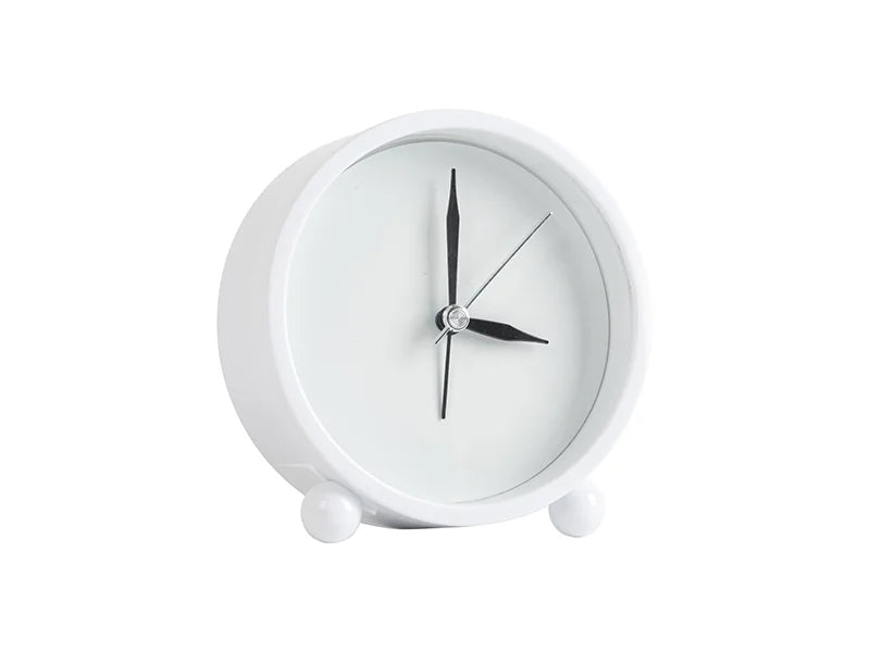 Sublimation Blank Alarm Clock w/ Sublimatable Alu Insert(10.5*10.7*4cm)