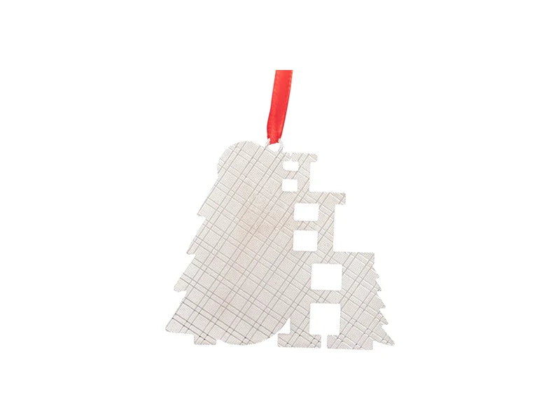 3inch Sublimation Metal Christmas Tree Ornament