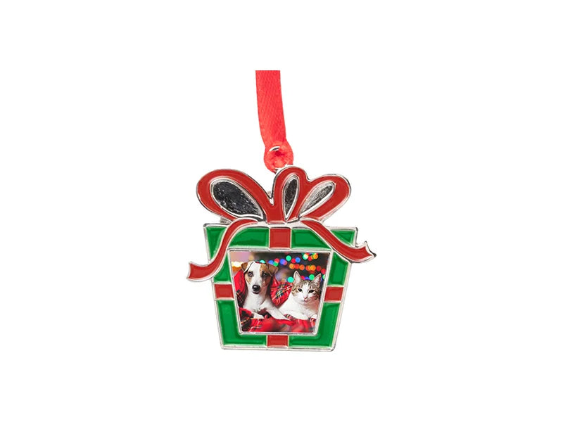 3inch Sublimation Metal Christmas Box Ornament