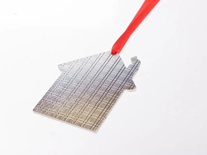 3” Sublimation Blank House Metal Ornament