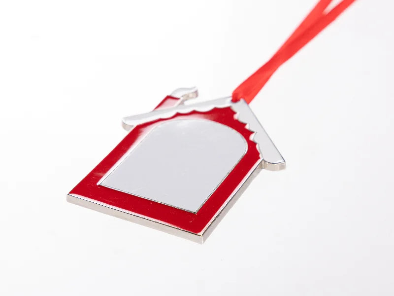 3” Sublimation Blank House Metal Ornament