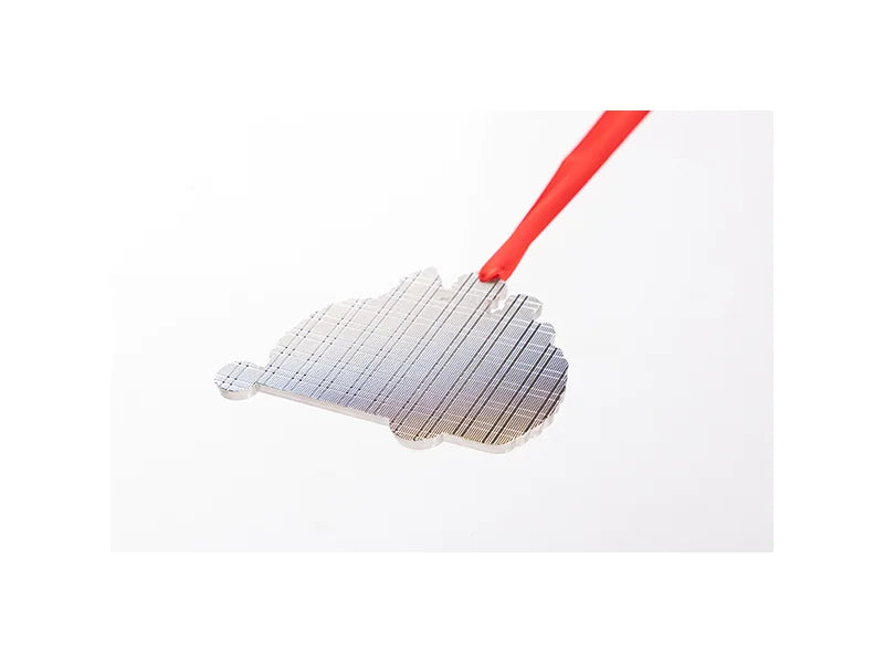 3” Sublimation Blank Santa's Van Metal Ornament