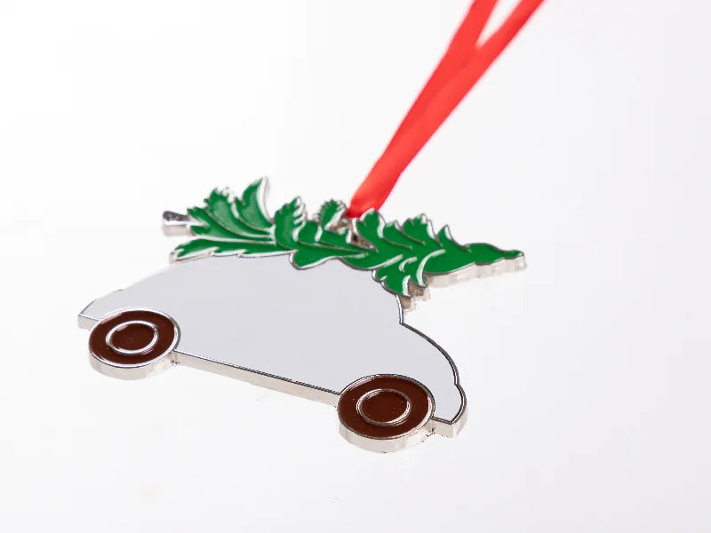 3” Sublimation Christmas Blank Car Metal Ornament