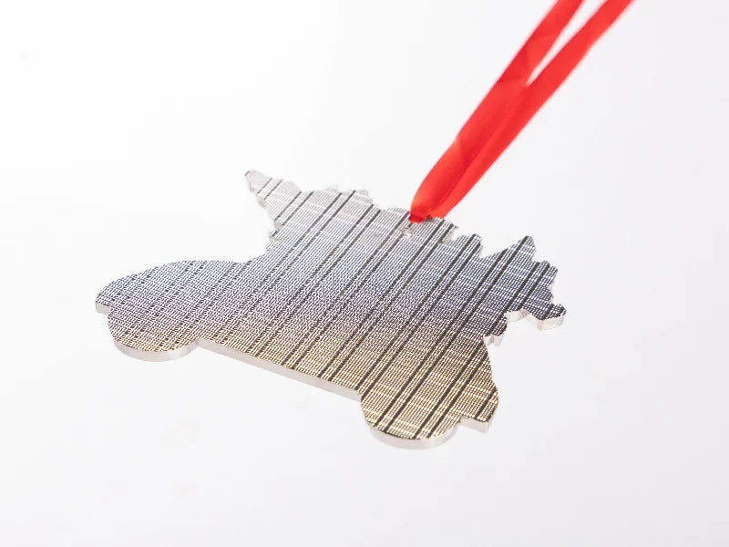 3” Sublimation Christmas Blank Car Metal Ornament