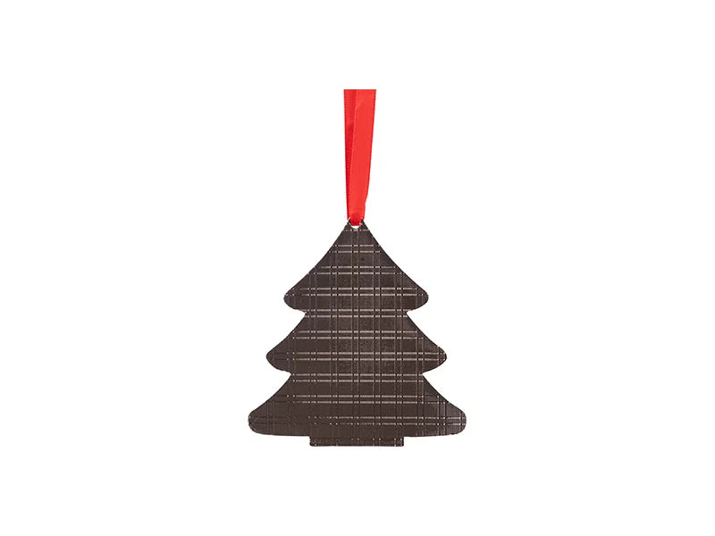 3” Sublimation Blank Christmas Tree Metal Ornament