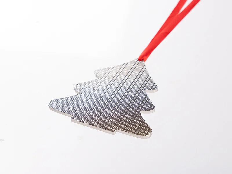 3” Sublimation Blank Christmas Tree Metal Ornament