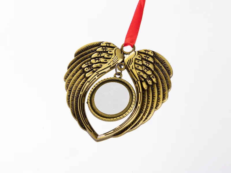 Angel Wings Metal Ornament(Gold)