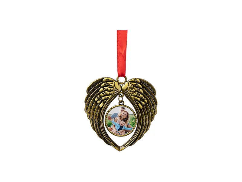 Angel Wings Metal Ornament(Gold)