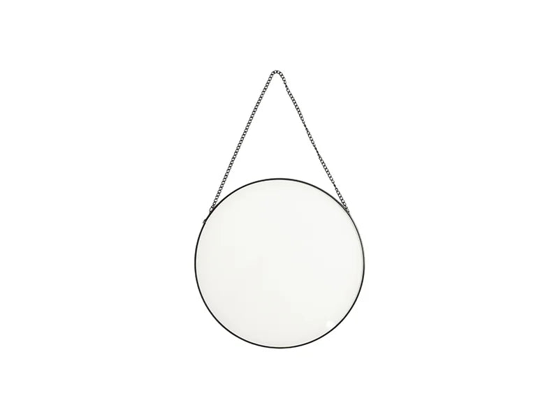 Sublimation Glass Hanging Frame w/ Chain (Round, φ25cm/10in.)