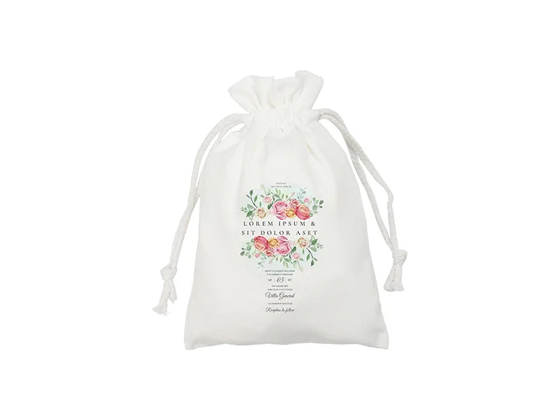 Sublimation Canvas Drawstring Bag(16*23cm)