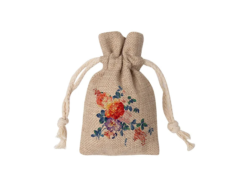 Sublimation Burlap Drawstring Bag(9*14cm)
