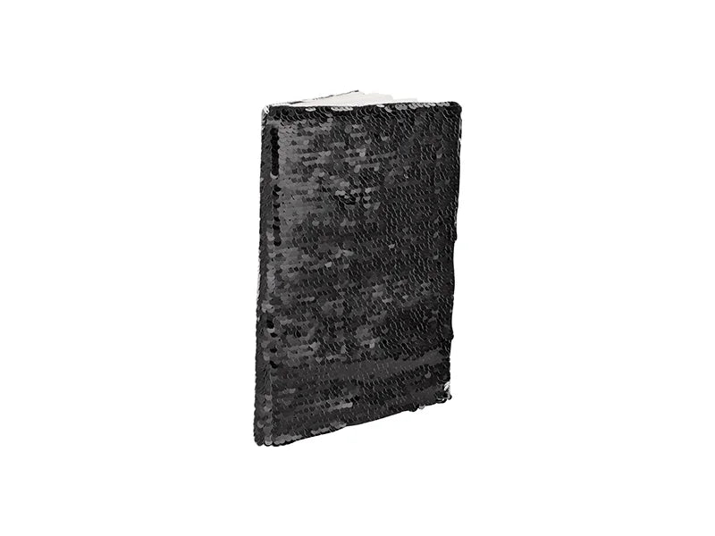 Sublimation A5 Sequin Notebook (White W/Black)