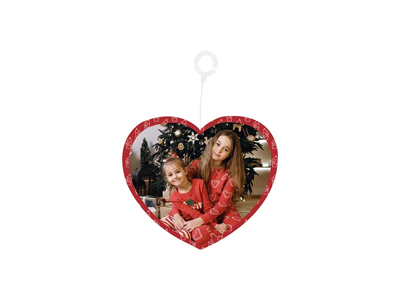 Sublimation PET Ornament (Heart Shape, 8.9*7.6cm)