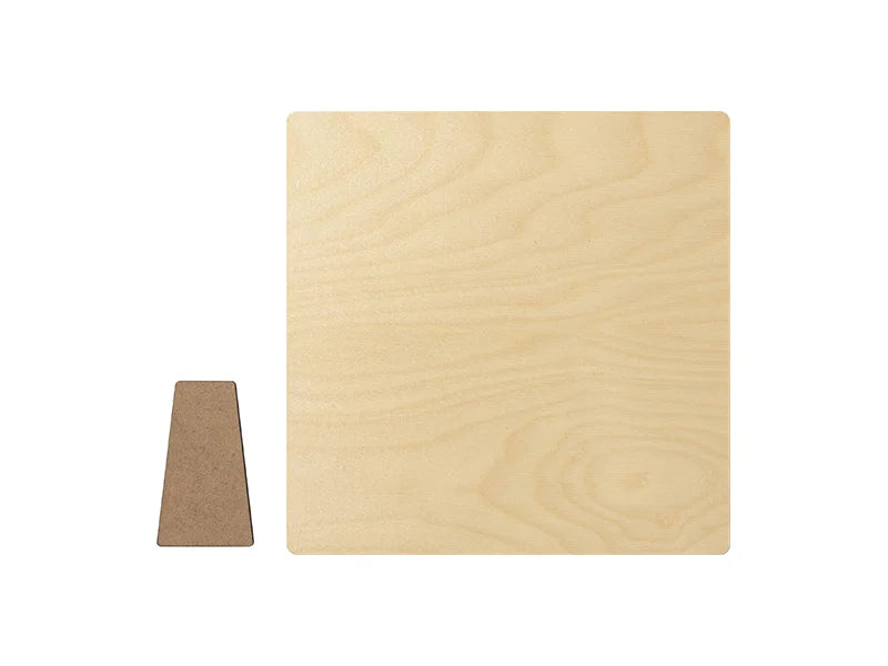 Sublimation Blanks Plywood Square Photo Frame(20.3*20.3*1.5cm)