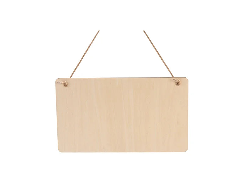 Sublimation Plywood Door Hanger (Rectangle,30.5*17.8*0.5cm)
