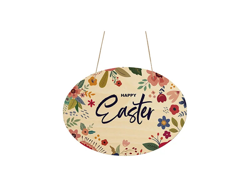 Sublimation Blank 5MM Plywood Door Hanger (Oval)